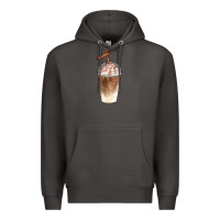Smoke iced coffee with cream Premium Hoodie - BarkalooDesign