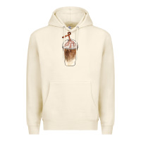 Tofu iced coffee with cream Premium Hoodie - BarkalooDesign