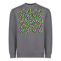 Storm mardi gras leopard  seamless pattern Heavyweight Sweatshirt - FaDigitalArtStudio