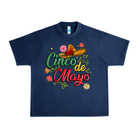 Navy cinco de mayo Urban Heavy Tee - JahusDesignShop