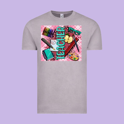 Teacher Vintage Tee Designed By Adodesignshop