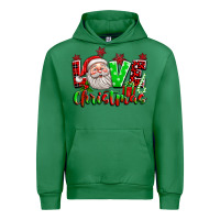 Emerald love christmas santa Urban Hoodie - texasbilliewilder