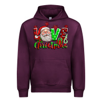 Mauve Wine love christmas santa Urban Hoodie - texasbilliewilder