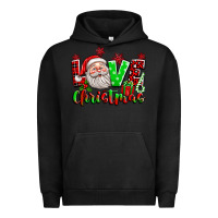 Pigment Black love christmas santa Urban Hoodie - texasbilliewilder