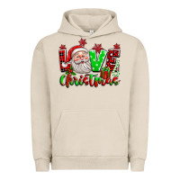 Pigment French Oak love christmas santa Urban Hoodie - texasbilliewilder