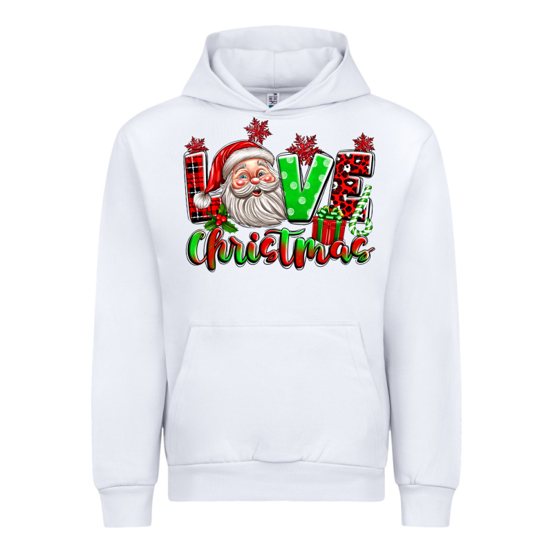 Love Christmas Santa Urban Hoodie by texasbilliewilder | Teevron