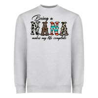 Being Nana Makes My Life Complate Heavyweight Sweatshirt | Teevron