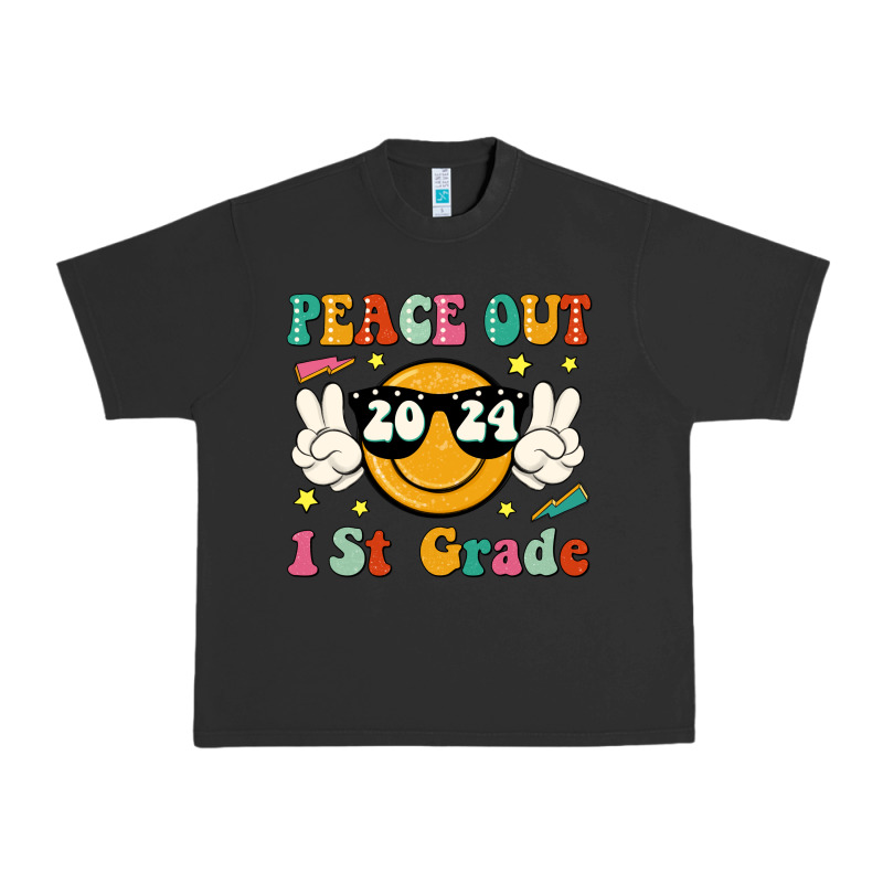 Peace Out 2024 1st Grade Urban Heavy Tee by JahusDesignShop | Teevron