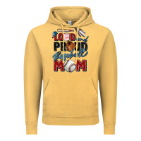 Vintage Mustard loud and proud baseball mom Vintage Hoodie - Zillion Design Studio