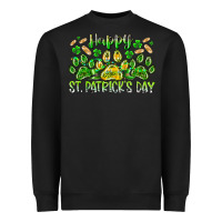 Black heppy st. patricks day Heavyweight Sweatshirt - RacoonDesign