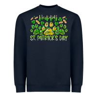 Navy heppy st. patricks day Heavyweight Sweatshirt - RacoonDesign
