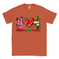 Copper peace love wine Classic Tee - AdoDesignShop