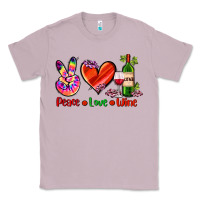 Lilac peace love wine Classic Tee - AdoDesignShop