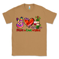 Toasted Coconut peace love wine Classic Tee - AdoDesignShop