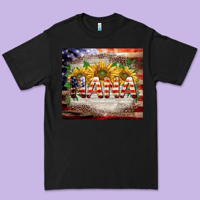 Patriotic Nana Premium Tee Designed By Barkaloodesign