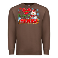 Chestnut i love being a mamaw Premium Sweatshirt - MaliasSmallBusiness