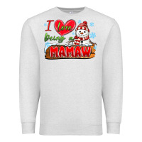 Oatmeal Heather i love being a mamaw Premium Sweatshirt - MaliasSmallBusiness
