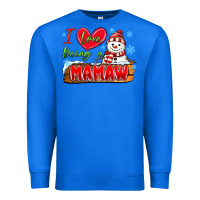 True Royal i love being a mamaw Premium Sweatshirt - MaliasSmallBusiness