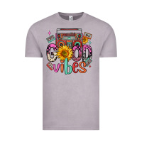 Vintage Zinc good vibes cassette boombox Vintage Tee - FaDigitalArtStudio