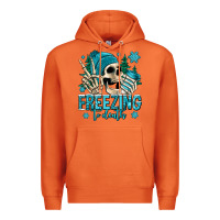 Carrot freezing to death winter skull Premium Hoodie - Jasminsmagicworld