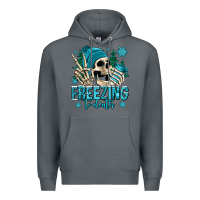 Rock freezing to death winter skull Premium Hoodie - Jasminsmagicworld
