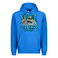 True Royal freezing to death winter skull Premium Hoodie - Jasminsmagicworld