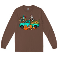 Chestnut cactus pumpkin truck fall Long Sleeve Tee - JahusDesignShop