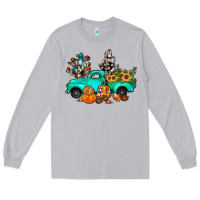 Moon Dust cactus pumpkin truck fall Long Sleeve Tee - JahusDesignShop
