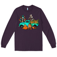 Plum cactus pumpkin truck fall Long Sleeve Tee - JahusDesignShop