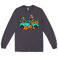 Smoke cactus pumpkin truck fall Long Sleeve Tee - JahusDesignShop