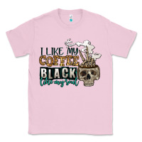 Bubblegum Pink i like my coffee black like my soul Classic Tee - Jasminsmagicworld