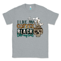 Heather Grey i like my coffee black like my soul Classic Tee - Jasminsmagicworld