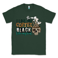 Sports Green i like my coffee black like my soul Classic Tee - Jasminsmagicworld