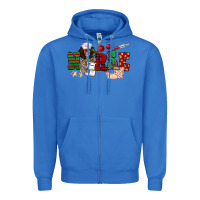 True Royal Christmas Nurse Zipper Hoodie - NancyCooperArtShop