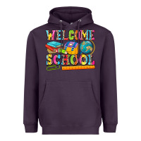 Plum welcome school Heavyweight Hoodie - NancyCooperArtShop