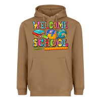 Toasted Coconut welcome school Heavyweight Hoodie - NancyCooperArtShop