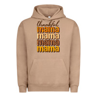 Pigment Burro Thankful mama Urban Hoodie - NancyCooperArtShop