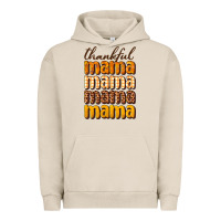 Pigment French Oak Thankful mama Urban Hoodie - NancyCooperArtShop