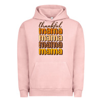 Pigment Salmon Thankful mama Urban Hoodie - NancyCooperArtShop