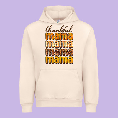 Thankful Mama Urban Hoodie Designed By Nancycooperartshop