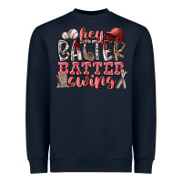 Navy hey batter batter swing Heavyweight Sweatshirt - RacoonDesign
