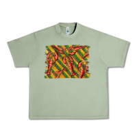 Oil Green mardi gras crawfish background Urban Heavy Tee - BarkalooDesign
