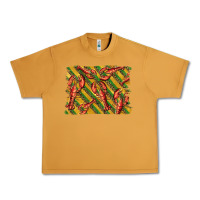 Peanut Butter mardi gras crawfish background Urban Heavy Tee - BarkalooDesign