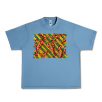 Pebble Blue mardi gras crawfish background Urban Heavy Tee - BarkalooDesign