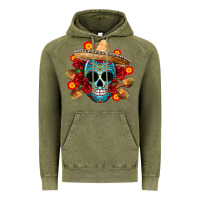 Vintage Olive mexico skull Vintage Hoodie - CTS Tumbler Store