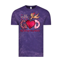Cloud Purple with god all things are possible Vintage Tee - OliviaCreatesArt