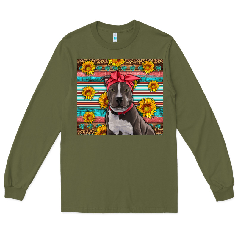Western Pitbull Long Sleeve Tee by Artiststas | Teevron