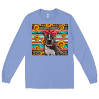 Colony Blue western pitbull Long Sleeve Tee - Artiststas