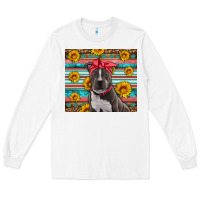 White western pitbull Long Sleeve Tee - Artiststas