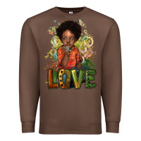 Chestnut black afro boy love Premium Sweatshirt - NancyCooperArtShop